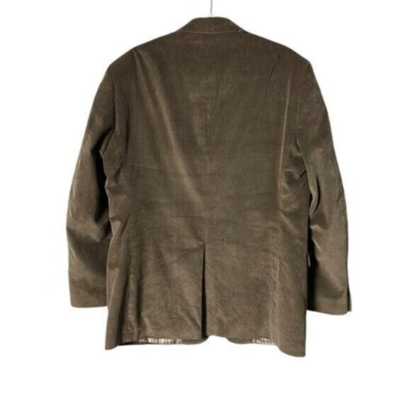 Saddlebred Mens Corduroy Jacket Blazer Size 42R Western Gentleman Brown - Picture 4 of 7